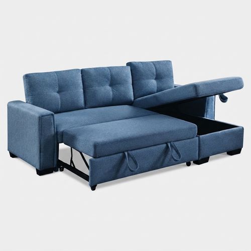 HOTEAGLE Convertible Sleeper Sofa with Storage Chaise